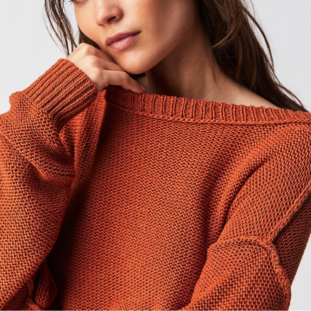Free People Inside Out Pullover Sweater